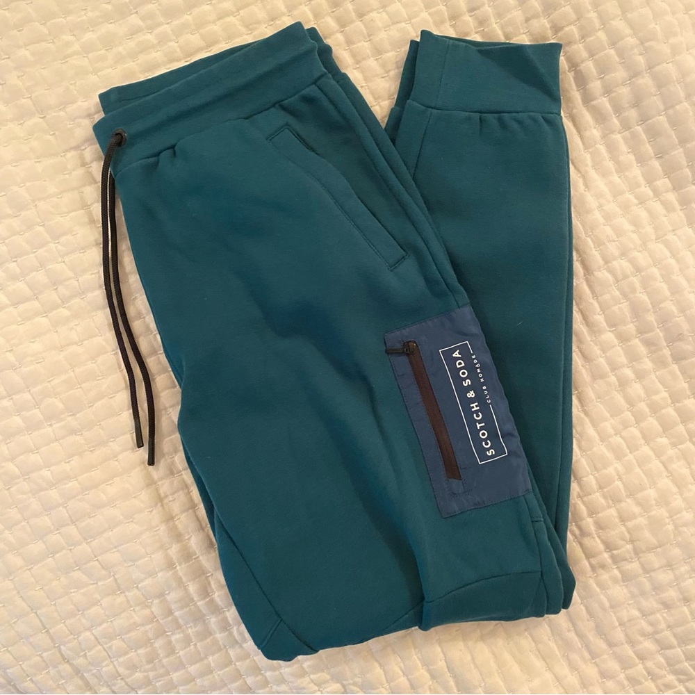 Scotch & Soda Green Sweatpant Joggers